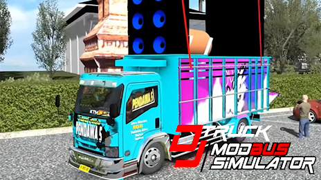 DJ Truck Mod Bus Simulator poster 1