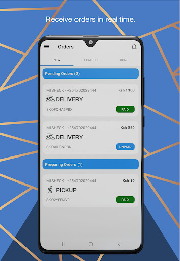 Android application Sokolink POS screenshort