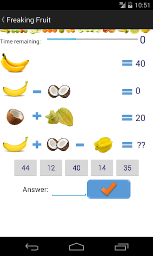 Fruit Math Screen 3