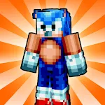 Cover Image of Tải xuống Addon Mod Sonic Skins For MCPE  APK