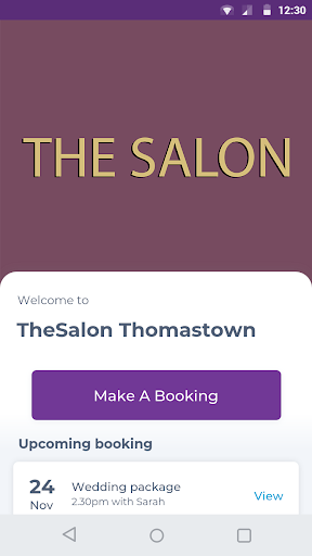 Android application TheSalon Thomastown screenshort