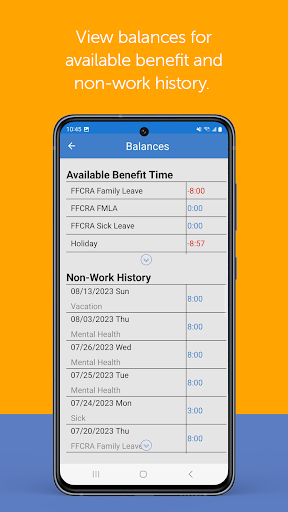 Screenshot of PayClock