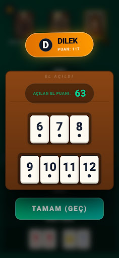 OKEY! AÇAK. Android Oyunu Ekran Görüntüsü 6