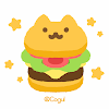 카카오톡 테마 - 햄버거냥