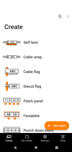 Screenshot of Brother Pro Label Tool