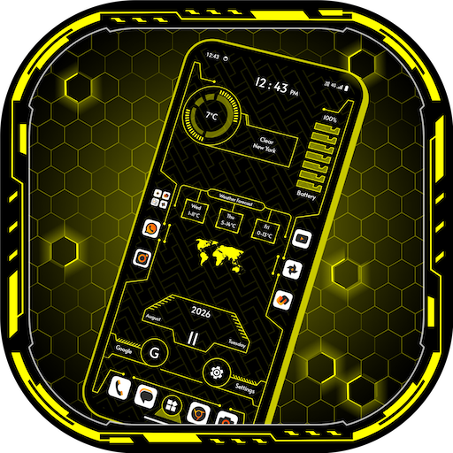 Logo Futuristic Launcher 2, Applock