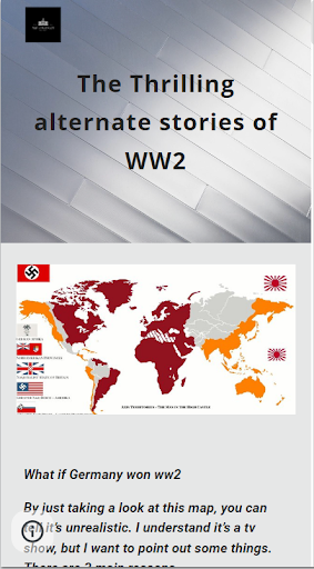 Android application The Alternate History : WW2 screenshort
