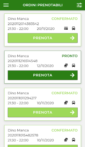 Android application CR-CORRIERI screenshort