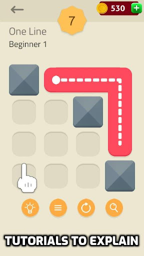 One Line Puzzle - Fill it Screen 3