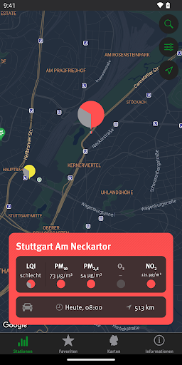Luftqualität Screen 2