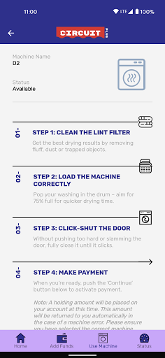 Circuit Laundry Plus Screen 3