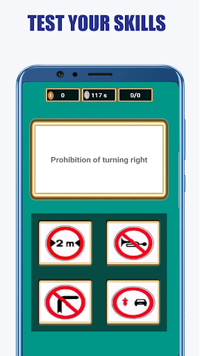 Road signs and meanings Screen 3
