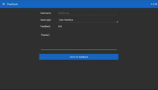Screenshot of WebCallDirect cheap calls