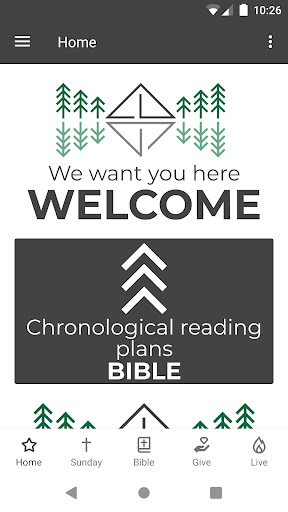 Android application East Grand Church of Christ screenshort