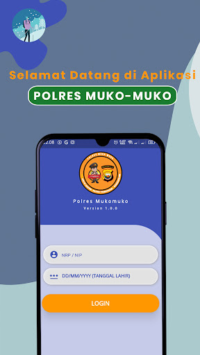 Android application Polres Mukomuko screenshort