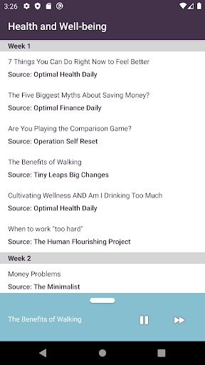 Wellness App Screen 2