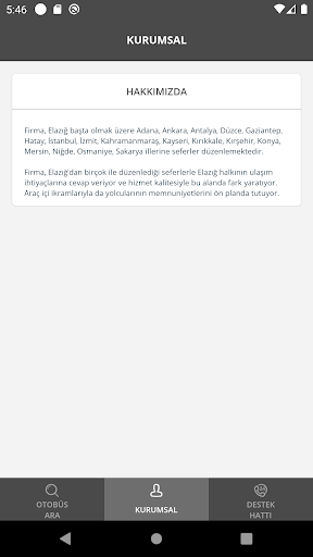 Öz Elazığlılar Turizm Screen 3