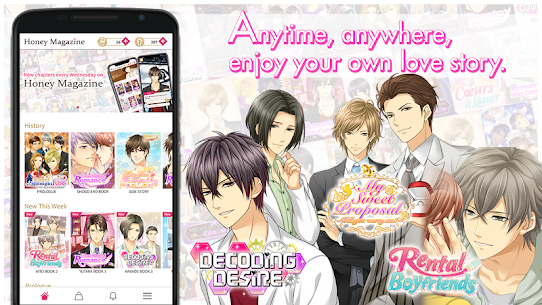 HoneyMagazine-otome dating sim Mod Apk Download 5