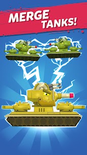 Download Merge Tanks 2 KV-44 Tank War Machines Idle Merger v2.11.0 (Unlimited Money) Free For Android 5