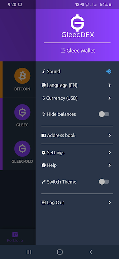 GleecDEX Screen 3