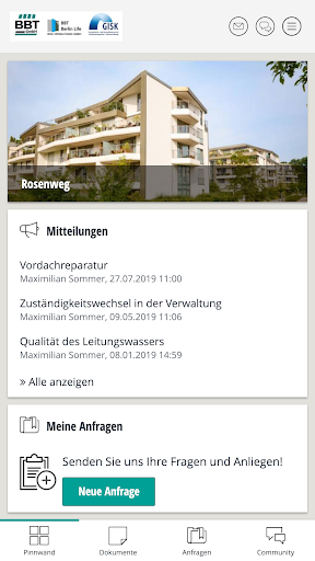 Android application BBT Gruppe screenshort