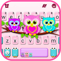 Тема для клавиатуры Lovely Owls