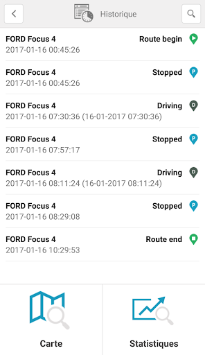 Android application icFleet Mobile screenshort
