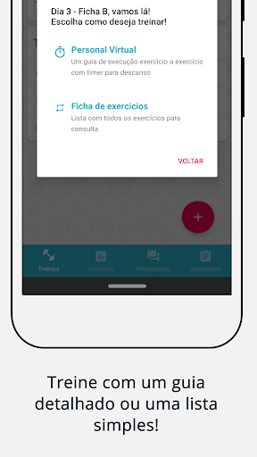 Pro-Treino Aluno Screen 2
