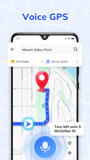 Voice GPS Navigation: GPS Map screenshot 1