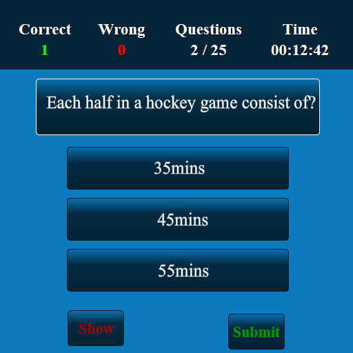 Hockey MCQ Screen 3