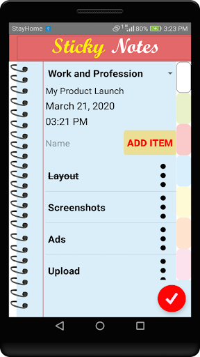 Sticky Notes - Note Organizer Screenshot