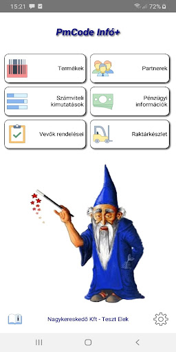 Android application PmCode Infó+ screenshort