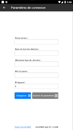 Android application Denti-SMS screenshort