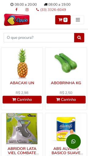 Supermercado Boa Opção - Loji Screen 3