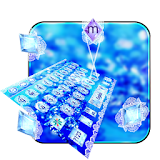Blue Diamond Lace Keyboard icon