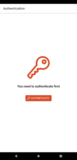 Android application addressBLUE entrance screenshort