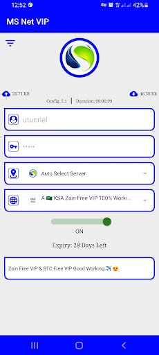 Android application MS Net VIP - Unlimited VPN screenshort