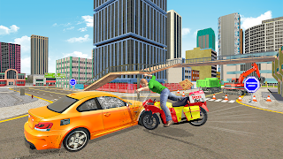Bike Pizza Delivery Bike Games - Screenshot 3