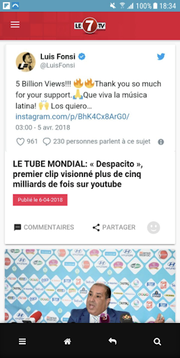 Le7tv Francophone Screen 2