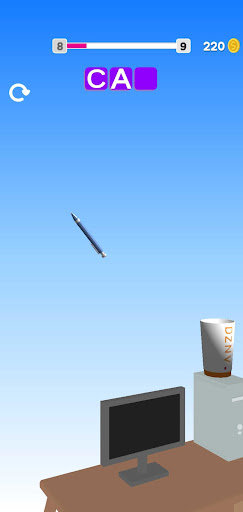 Android application Pen Challange screenshort