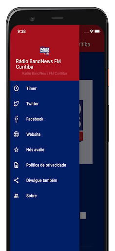 Rádio BandNews Curitiba FM Screen 2