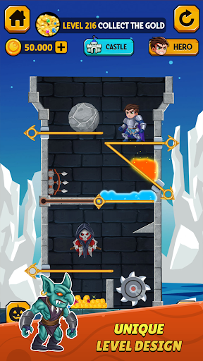 Rescue Hero: Pull The Pin - Puzzle - games