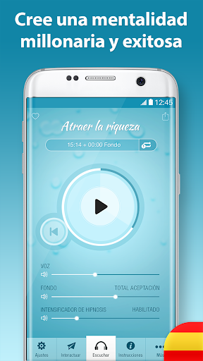 Android application Atraiga la riqueza Hipnosis screenshort