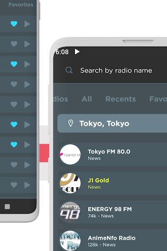 Radio Japan FM Live Screen 3