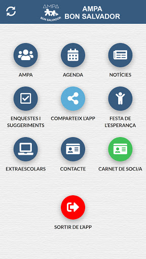Android application AMPA BON SALVADOR screenshort