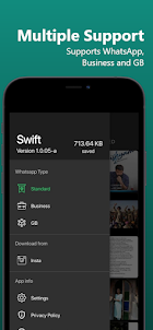 Swift Status Save & Download