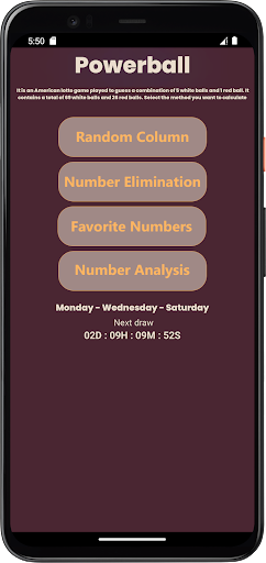 Lotto Tools Screen 2