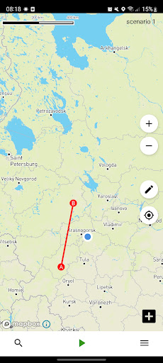 Android application Location Emulation screenshort