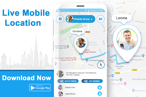 Live Mobile Location- Mobile Tracker