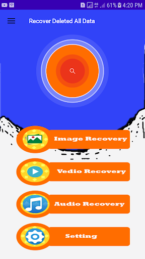 Android application Recover Deleted All Data screenshort
